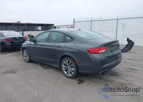 2015 Chrysler 200 S z USA, uszkodzony, nr VIN 1C3CCCBBXFN752437
